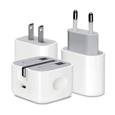 China Quick Foldable QC 3.0 Type-C UK 3 Pin Plug PD 3.0 Wall Charger 18W Charger+Cable 20W 18W USB Fast Charging Travel Charger Adapter For Mobile Phone Charger for sale