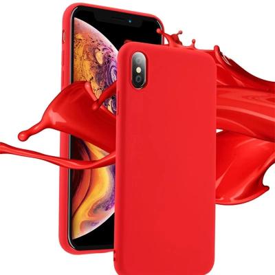 China Simple free shipping red tpu mobile phone case for iphone wholesale for sale