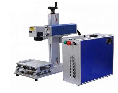 China Split Desktop 20W Fiber Laser Marking Machine for sale