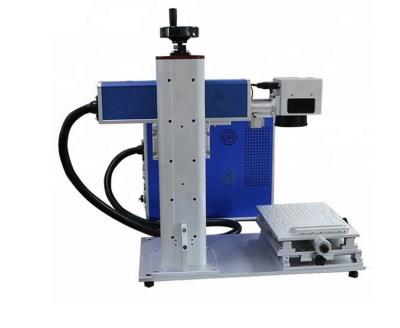 China Desktop mini small handheld mini portable fiber laser marking machine for sale