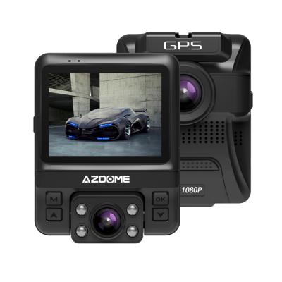 China AZDOME HD 1080P 2 Lens Wifi Gps 2021 NIGHT VISION 2 Front And Carbin Camera g Sensor Dash Cam Car Black Box for sale