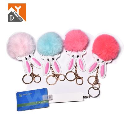 China Popular Wholesale Credit Card Grabber Sublimation Chain DAYONG Woman Sublimation Key Chain MDF Main Puller With Clip Easy Grab Credit Card Grabber For Long Nails for sale