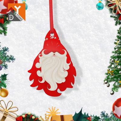 China MDF Christmas Ornaments DAYONG 2022 New Design Blank Sublimation MDF Christmas Ornament Christmas Decoration for sale