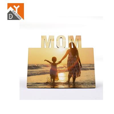 China DAYONG 2022 design sublimation MDF photo frame photo panel photo pad home decoration .office photo frame new with MOM for heat transfer for sale