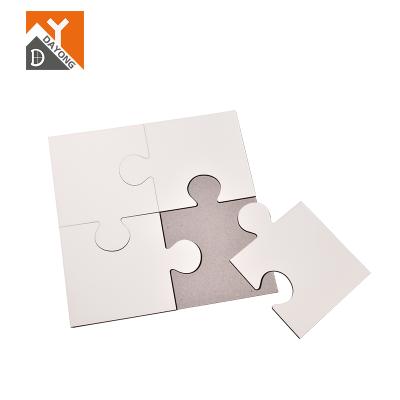 China Popular MDF Jigsaw Puzzle DIY MDF Jigsaw Masks Sublimation Puzzle For Blank Sublimation Transfer for sale