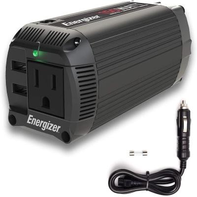 China Vehicles Energizer 150 Watt Dual AC Power Inverter 12V DC Modified Sine Wave Car Inverter With Car Cigarette Lighter for sale