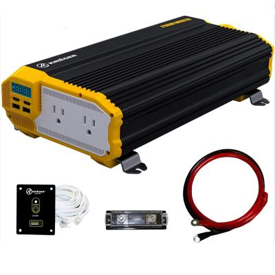 China Krieger Vehicles 2000 Watt Inverter Power 12V To 110V Modified Sine Wave Car Inverter DC To AC Converter for sale