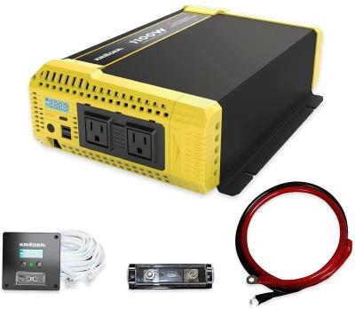 China Vehicles Krieger Pure Sine Wave Inverter 12v - 120v AC 1000W Off Hoop Power Inverter for sale