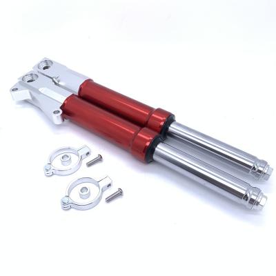 China Aluminum Alloy Aluminum Alloy Shock Absorber 27 Cores 375MM Front Length For 12MM Centershaft DIO Straight Mounted Rig for sale