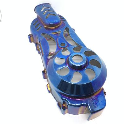 China TWPO Aluminum Alloy Color Titanium Engine Outer Cowl GY6150CC for sale