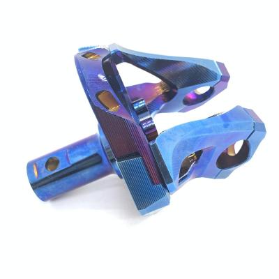 China Titanium Aluminum Alloy Aluminum Alloy Color Motorcycle Handlebar Head For RSZ for sale