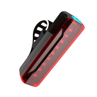 China Plastic Bicycle Rear Light USB LED Tail Light MTB Rechargeable Cycling Waterproof Bike Led Rear Light Bicycle for sale