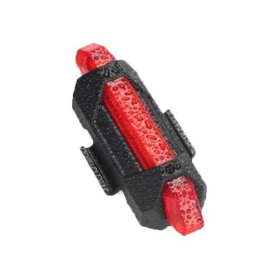 China IP44 Waterproof Rechargeable Bike Bicycle Rear Light Led Rear Plastic Tail Light for sale