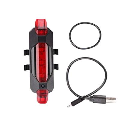 China Portable Bicycle Rear LED USB Rechargeable Cycling Bike Light Tail Light Rear Light Bicycle Light for sale