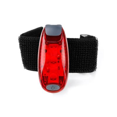 China Bike Waterproof Super Bright Tail Light Safety LED Rear Clip On Jogger Bicycle Light Strobe for sale