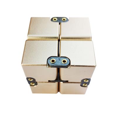 China 2022 new fashion cube metal cute infinity cube fidgety person toys for relaxation fidgety person anxiety stress cube anti for sale