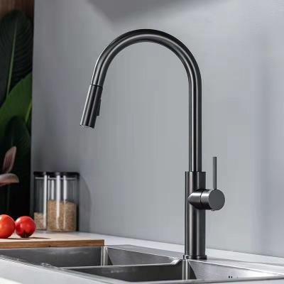 China Thermostatic Faucets 304 Stainless Steel Commercial Kitchen Faucets Wholesale High Quality Smart Faucets for sale