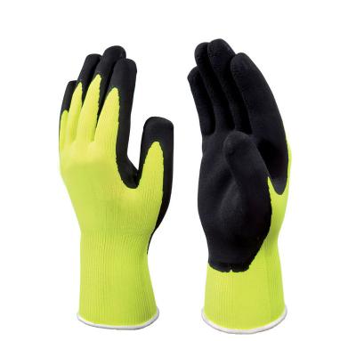 China Anti-impact Level 5 Anti Double Dipped Sandy Nitrile Coated Cut Resistant Gloves Working Safety Gloves for sale