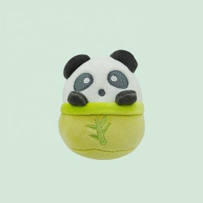 China Luminous Luxury Cute Plush Sealife Plush Soft Toy Panda Cat Biscuit Tiger Forest Animal 10cm Soft Key Chain Pendant Ornament for sale