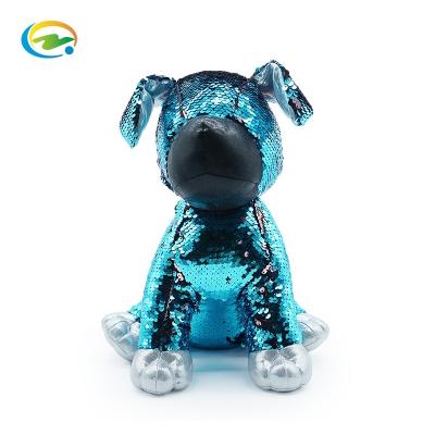 China Children's Toy Gift Lndigo Animal Filling Toy Ryo Piece Bead Piece Material Cool Machine Dog Attention Soft Pleasant Wool Toys for sale