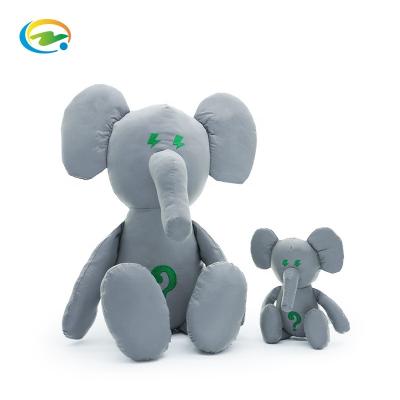 China Gray Creative Gift Excellent Special Gift Toy Elephant 1pc/pp Bag 22cm Kids Toy Reflective Material Waterproof Toy Elephant Doll Custom Plush for sale