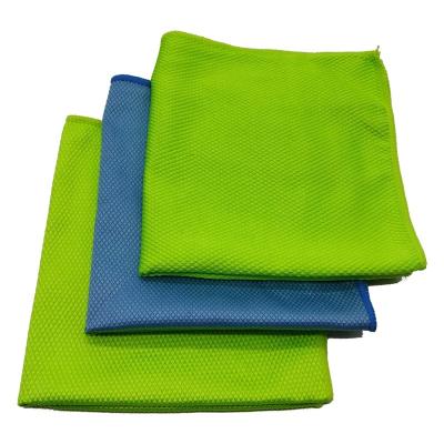 China 40X40 Diamond Microfiber Towel Fish Scale Compressed Cloth for Car Care and Kitchen Cleaning Towel for sale