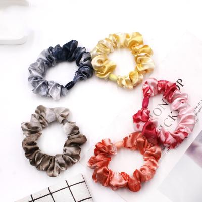 China High Dye Newest Stretch Hair Scrunchies Series Link Printed Hair Accessories for sale