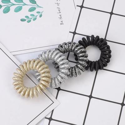 China Fashion Link Simple Hair Texture Telephone Wiring Accessories Good Hair Ring for sale