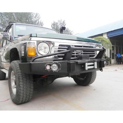 China China Manufacturer 4x4 Steel Bumper For Y60 Patrol Car Bull Bar Body Kits for sale