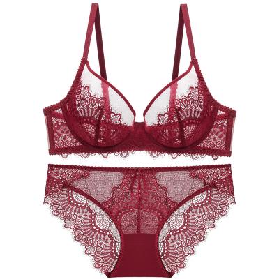 China Gather Together Custom Made Comfortable Breathable Women Underwear Gather Lace Up Hot Sexy Lingerie for sale