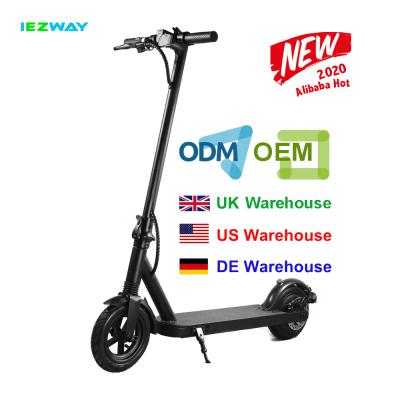 China 2020 Cheap Factory Warehouse iEZway unisex china cheap EU Amazon Amazon kick folding adult electric scooter for sale