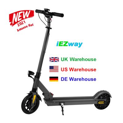 China 2021 New Product China Factory Unisex iEZway Smart Cheap Adult 8inch Two Wheel Folding E-scooter E Escooter for sale