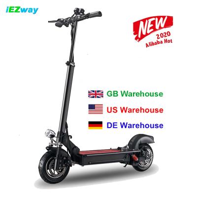 China 2021 Original iEZway Unisex Adult Electric Scooter Off Road 600W 1200W 48V12AH From EU US UK Warehouse Drop Shipping With Two Wheel for sale