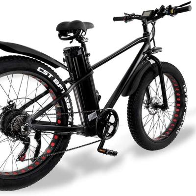 China 2021 New Products Aluminum Alloy New Arrivals 48V Battery E Bike Fat Tire 26 Inch 750w Electric Bike With Two Wheels Electric Bicycle for sale