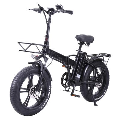 China New 2021 EU warehouse aluminum alloy drop shipping 20 inch beach snow bike ebike fat tire electric bicycle 750W 48V for men for sale