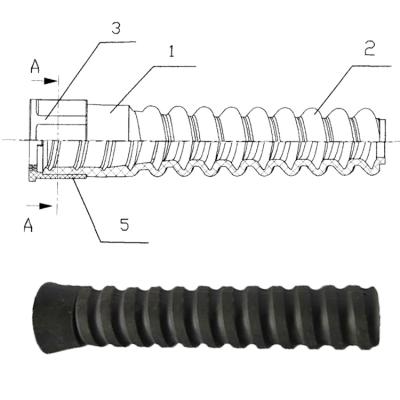 China Plastic Rail Construction Railroad Screw Finger For Concrete Sleeper for sale