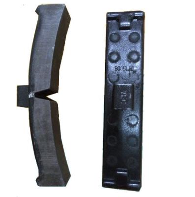 China Brake shoe consisting of railway locomotive and carriage professional train brake shoes for train brake system locomotives spare parts for sale