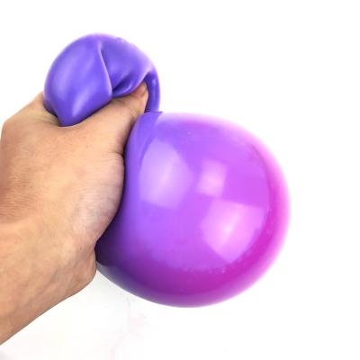 China Diy Soft Hand Exercise Soft Putty Squeeze Toys Stress Flicker Mud Ball TPR Anti Relaxation Squishy Ball With Logo for sale