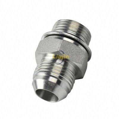 China Wholesales Stainless Steel or Carbon Steel Customized Metric Hydraulic Pipe Fitting Parts Fitting for sale