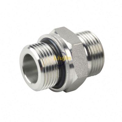 China Stainless Steel Metric Stainless Steel Hydraulic Fitting Fitting Tube Connector Fitting Fittings for sale