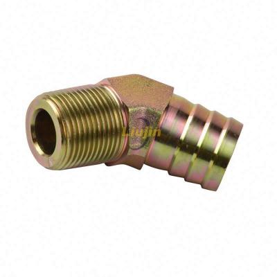 China Stainless or carbon steel hydraulic connector adapter bsp hydraulic fitting for sale