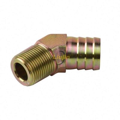 China Stainless steel or carbon steel 1XT4-16-12 hydraulic adapter bsp hydraulic connector fitting for sale