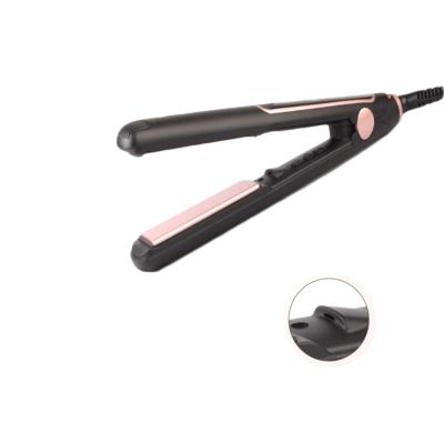 China Negative Digital Hair Straightener Flat Iron Titanium Ion Professional Fast Electric Straightening Iron Curls Styling Tool for sale