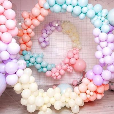 China Modern Macaron Confession Theme Set Love Birthday Decoration Party Supplies Wedding Decoration Balloon for sale