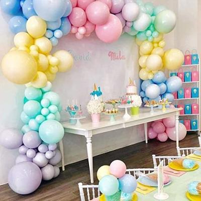 China Hot Sale Modern Amazon Balloon Garland Rainbow Macaron Kit Arch Kit For Wedding Birthday Party Decorations for sale