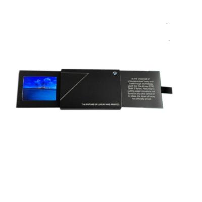 China China 2.4inch Video Name Card In Slide Type Video Business Card With LCD for sale