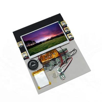 China Europe XP/VISTA/Windows 7/Mac Supported 5 Inch Multi Pages LCD Video Slideshow Booklet With Pocket for sale