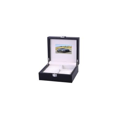 China China Customized 7 Inch TFT LCD Jewelery Box Lightweight Controlled LCD Video Gift Box Video Card Greeting Presentation for sale