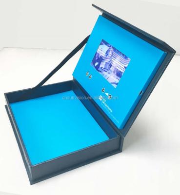 China Regional Worldwild Feature TV & Music Character 2021 New Year's Greeting Gift Packing Box With 2.4/4.3/5/7/10.1 inch LCD Player Digital Video Gift Box for sale