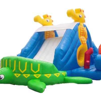 China Commercial Inflatable Combo Bouncer Drago Bounce Trampoline Obstacle Playground UV-resistance Kids Jumping Castle for sale